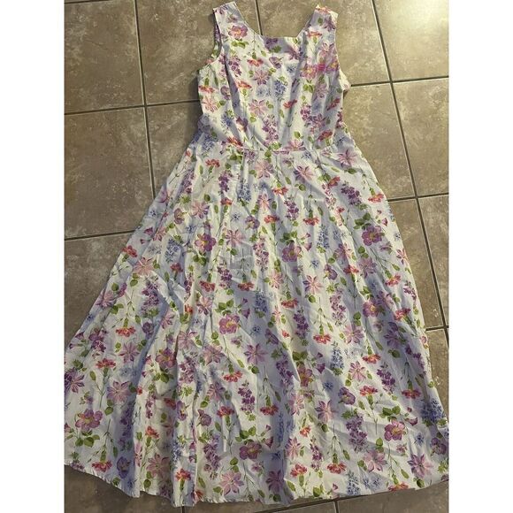 Victoria Holley 14 Midi Cotton Printed Dress - Picture 1 of 7